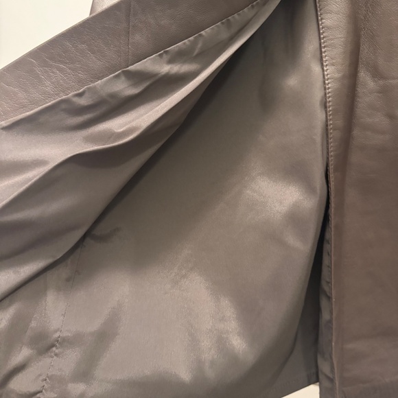 Vintage Danier chocolate brown leather maxi skirt - Picture 7 of 8